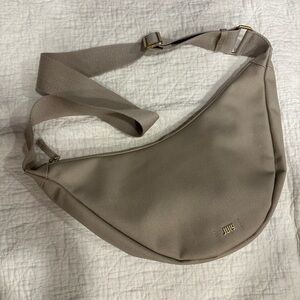 July Everyday Crescent Natural Crossbody Travel Sling Bag Indie Boho Granola